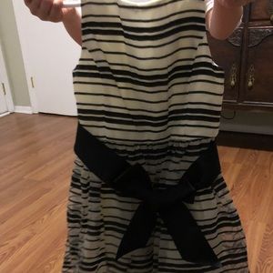 Ralph Lauren polo sz 6 (kids) black & white dress